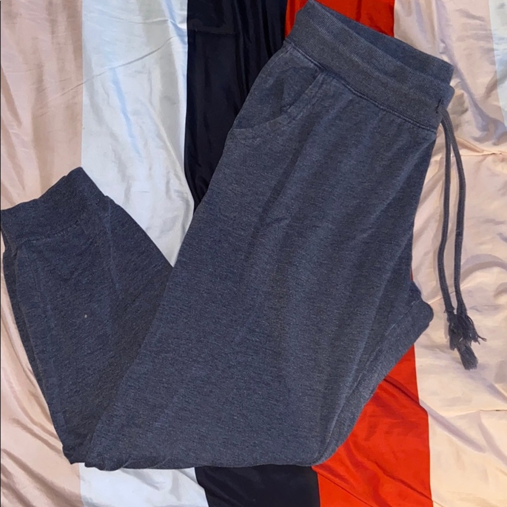 blue sweat pants